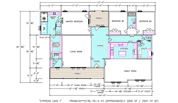 Prefab Series Cypress Lake I 5136 76 3 47 From Franklin Home Center Llc